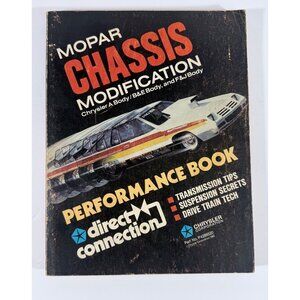 Mopar Direct Connection 1982 Chassis Modification Performance Book Chrysler
